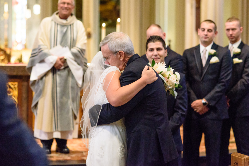 University Notre Dame Basilica South Bend Country Club Fall Wedd