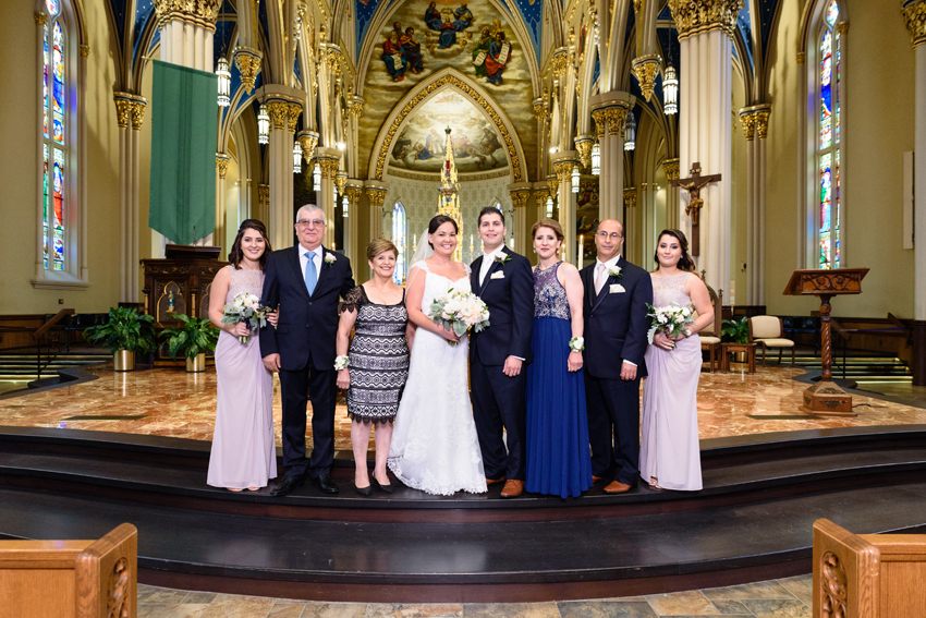 University Notre Dame Basilica South Bend Country Club Fall Wedd