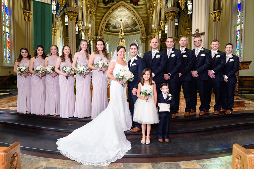 University Notre Dame Basilica South Bend Country Club Fall Wedd