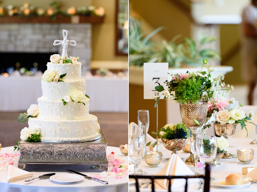 University Notre Dame Basilica South Bend Country Club Fall Wedd