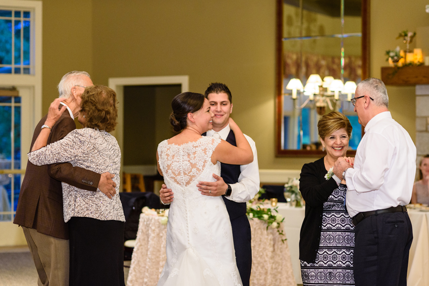 University Notre Dame Basilica South Bend Country Club Fall Wedd