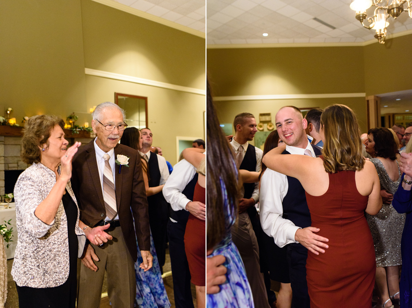 University Notre Dame Basilica South Bend Country Club Fall Wedd