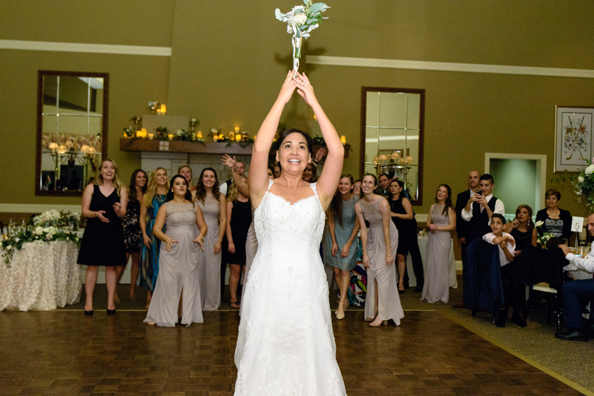 University Notre Dame Basilica South Bend Country Club Fall Wedd