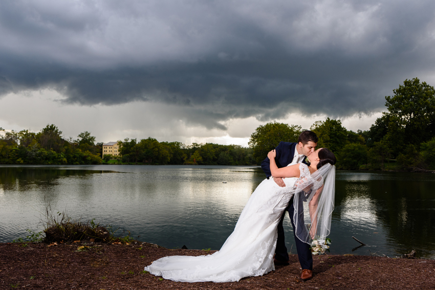 University Notre Dame Basilica South Bend Country Club Fall Wedd