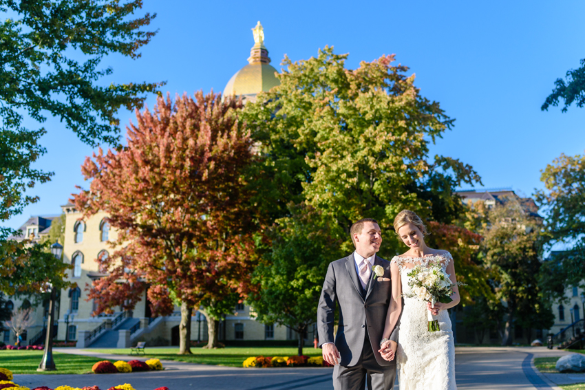 University of Notre Dame Basilica South Bend Country Club Fall W