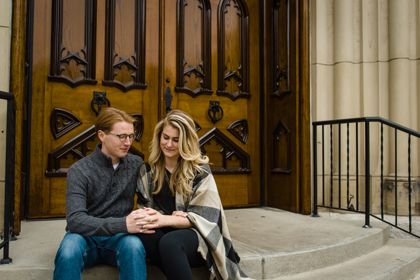 Notre Dame Fall Engagement Photos