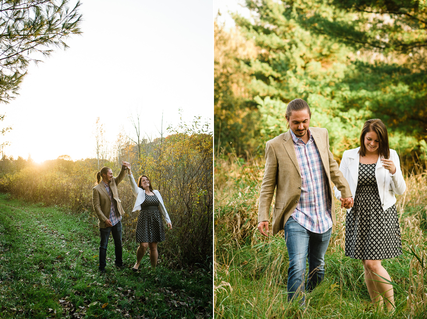 Bristol Private Propety Fall Engagement Photos