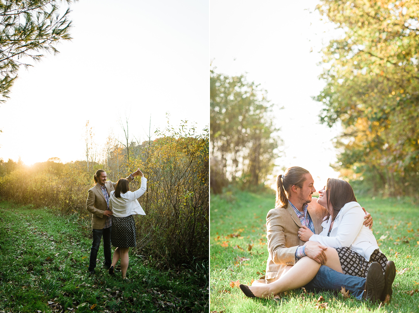 Bristol Private Propety Fall Engagement Photos