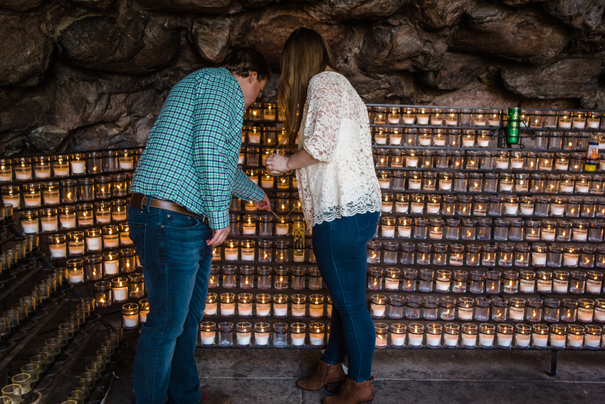 Notre Dame Fall Engagement Photos