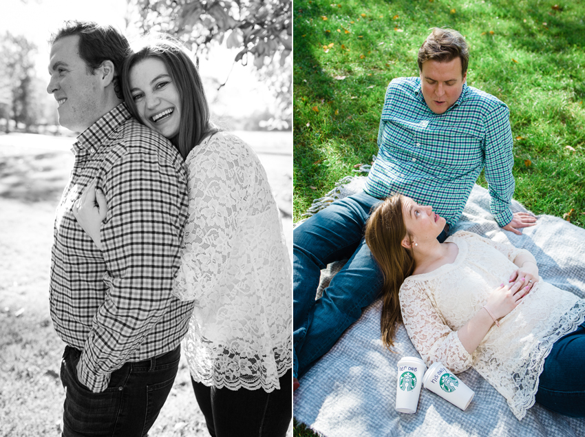 Notre Dame Fall Engagement Photos