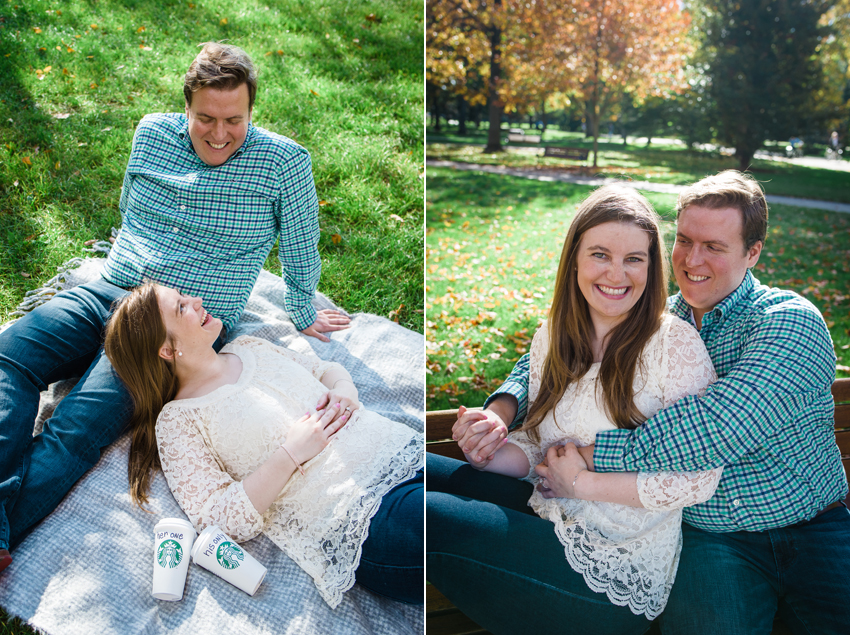 Notre Dame Fall Engagement Photos