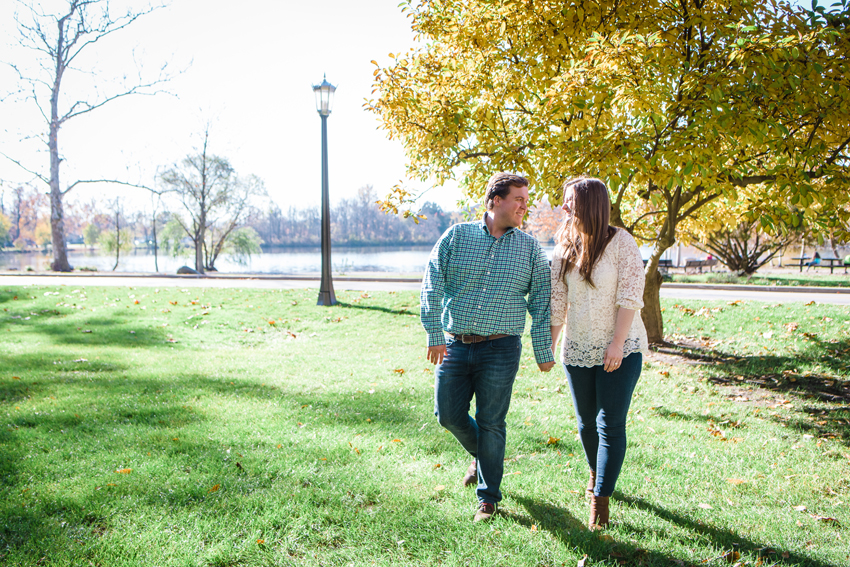 Notre Dame Fall Engagement Photos