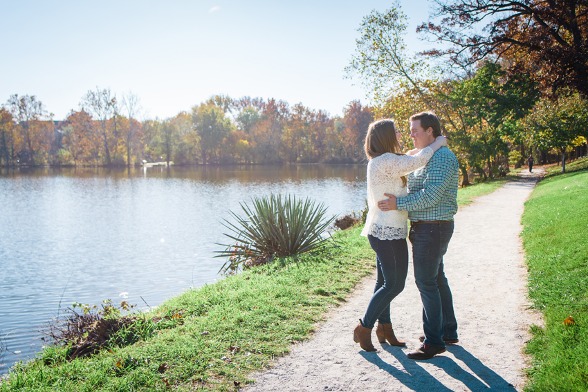 Notre Dame Fall Engagement Photos