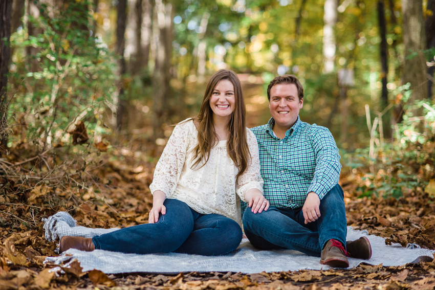 Notre Dame Fall Engagement Photos