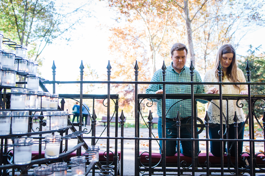 Notre Dame Fall Engagement Photos