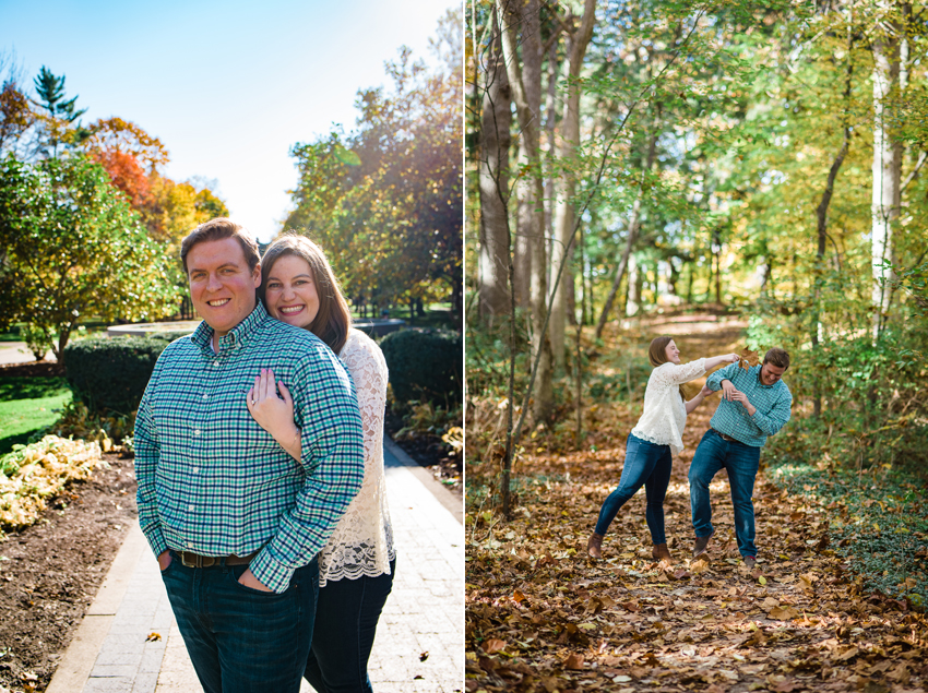 Notre Dame Fall Engagement Photos