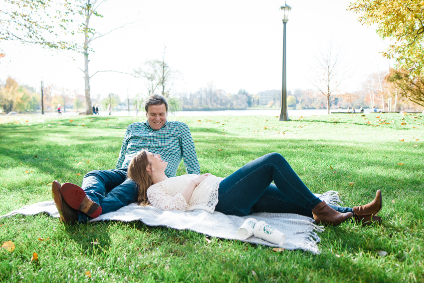 Notre Dame Fall Engagement Photos