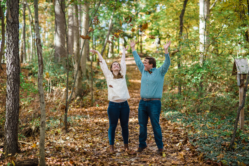 Notre Dame Fall Engagement Photos