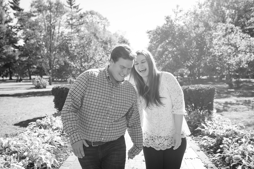 Notre Dame Fall Engagement Photos