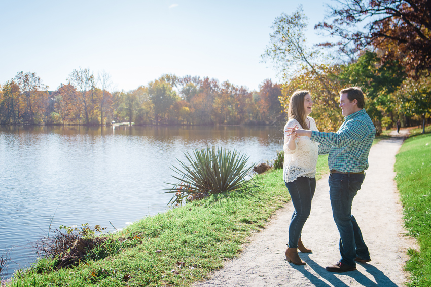 Notre Dame Fall Engagement Photos