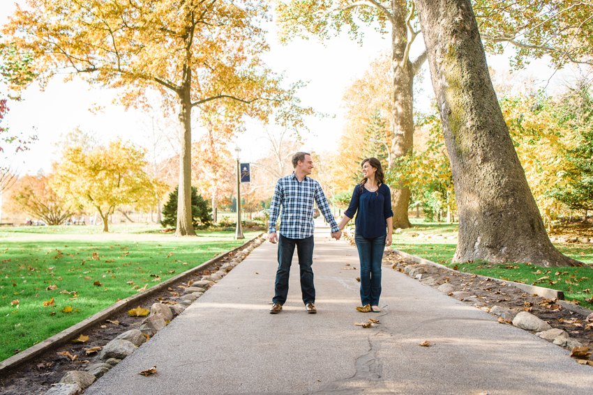 Notre Dame Fall Engagement Photos