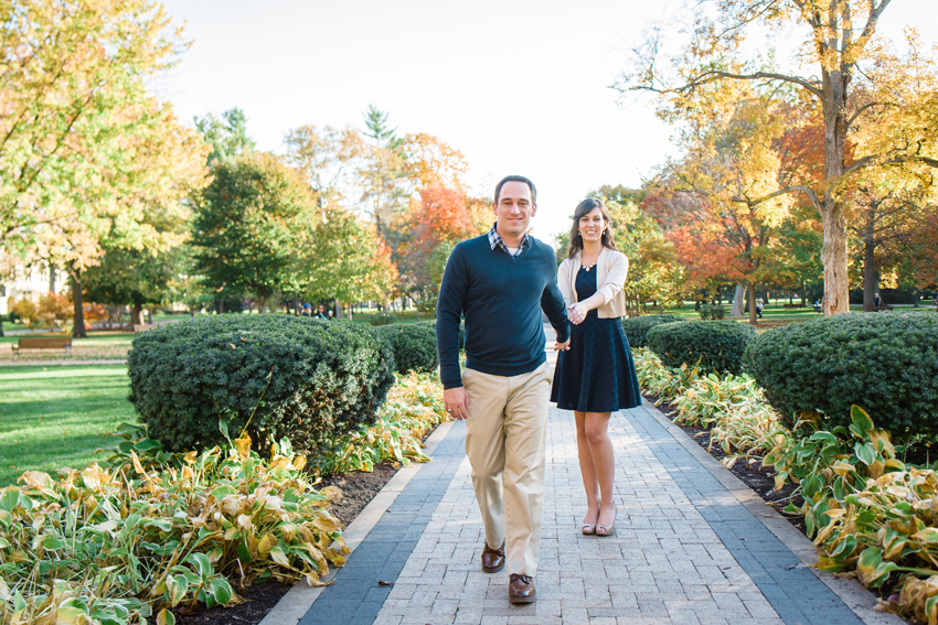 Notre Dame Fall Engagement Photos