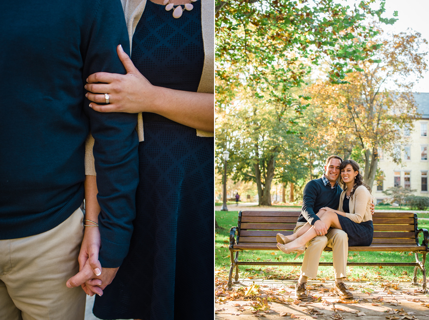 Notre Dame Fall Engagement Photos