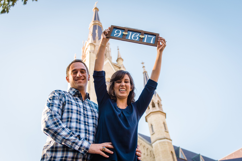 Notre Dame Fall Engagement Photos