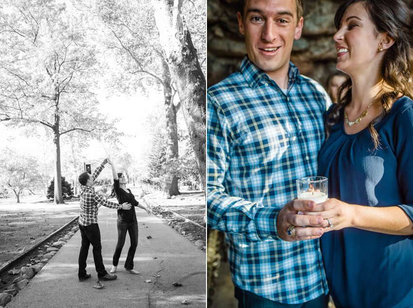 Notre Dame Fall Engagement Photos