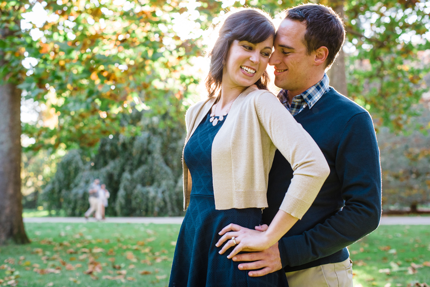 Notre Dame Fall Engagement Photos