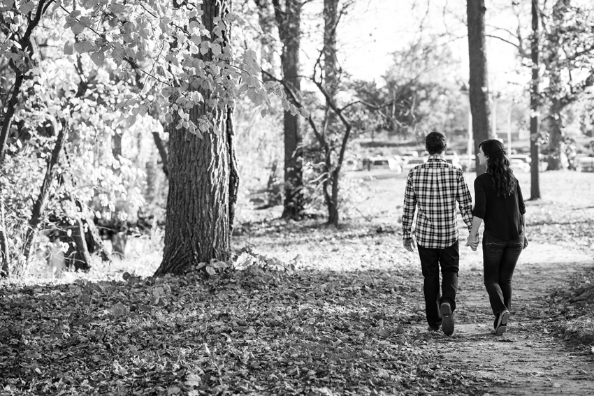 Notre Dame Fall Engagement Photos