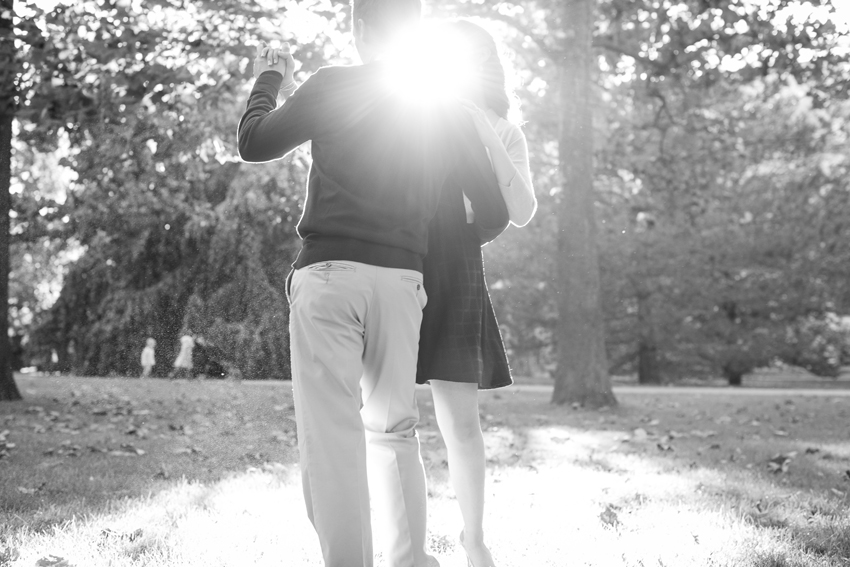 Notre Dame Fall Engagement Photos