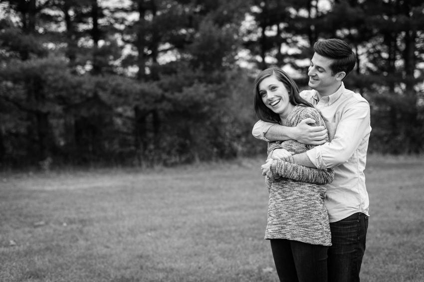 Saint Patricks Park Winter Engagement Photos