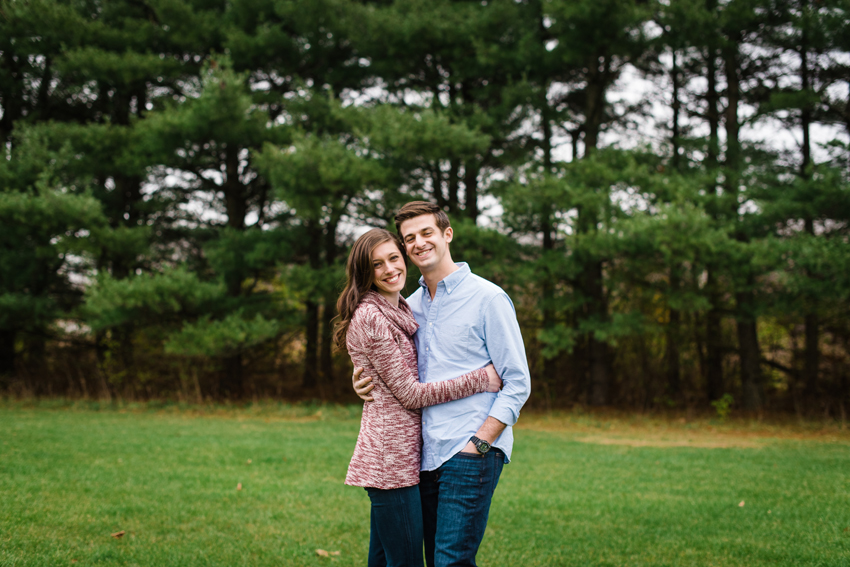 Saint Patricks Park Winter Engagement Photos