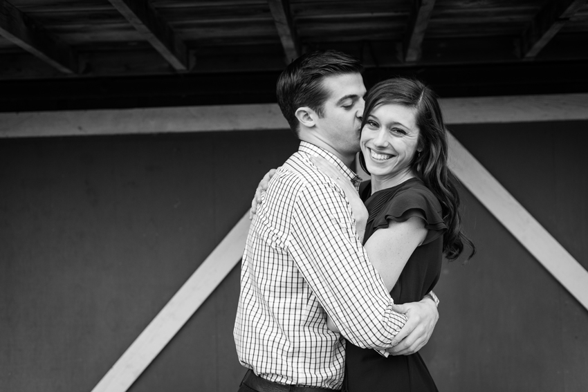 Saint Patricks Park Winter Engagement Photos