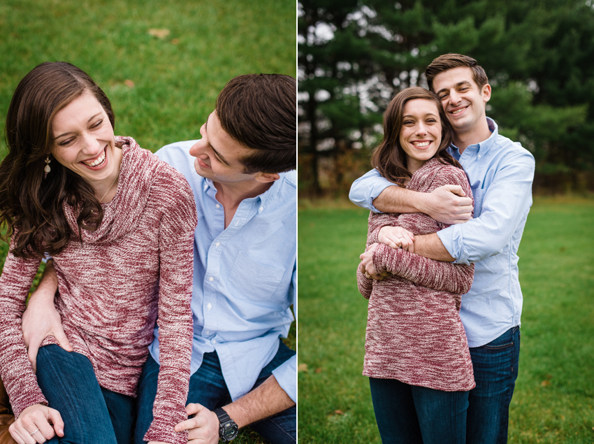 Saint Patricks Park Winter Engagement Photos