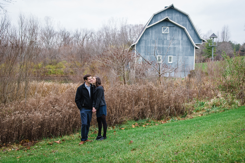 Saint Patricks Park Winter Engagement Photos