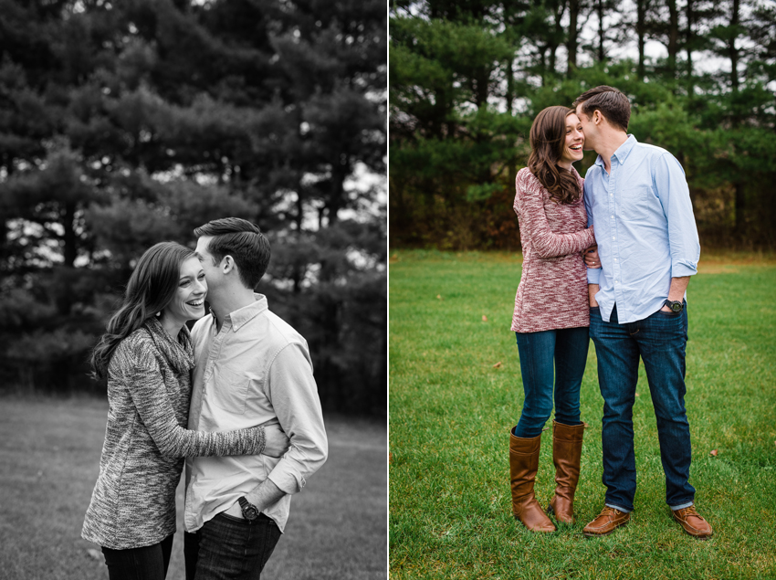 Saint Patricks Park Winter Engagement Photos