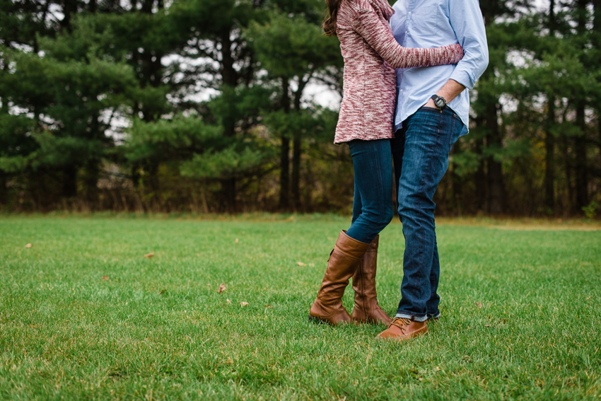 Saint Patricks Park Winter Engagement Photos