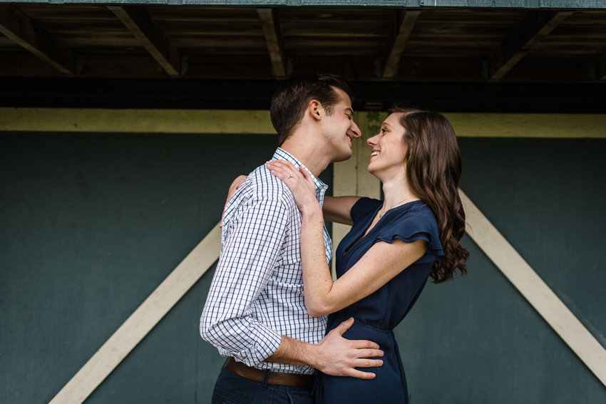 Saint Patricks Park Winter Engagement Photos