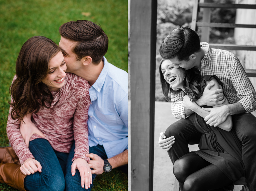 Saint Patricks Park Winter Engagement Photos