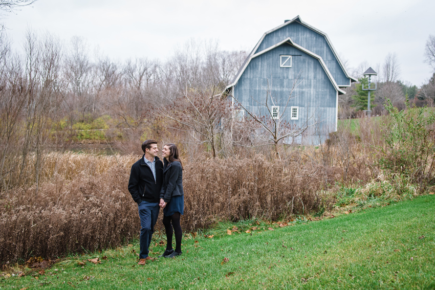 Saint Patricks Park Winter Engagement Photos