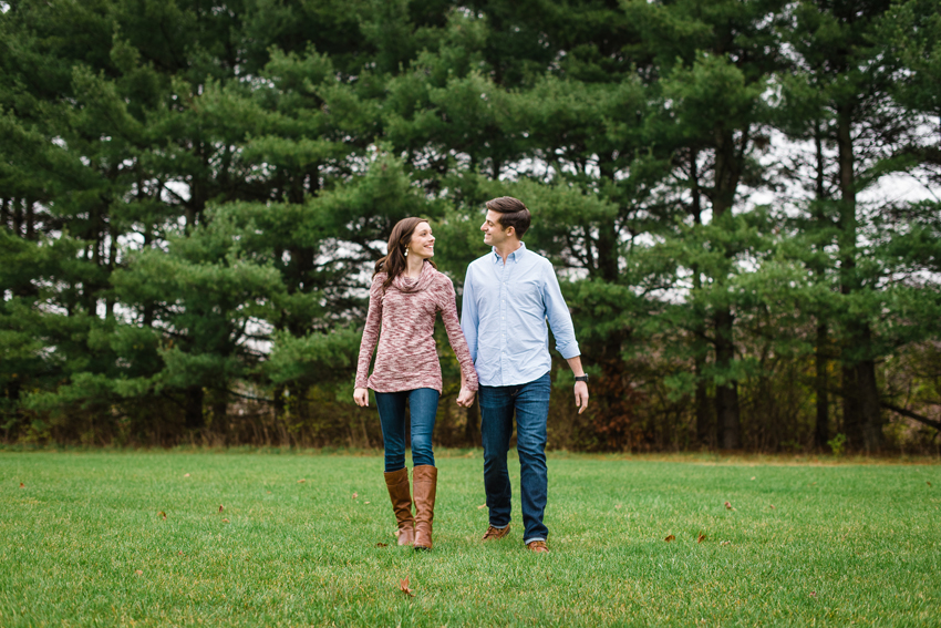 Saint Patricks Park Winter Engagement Photos