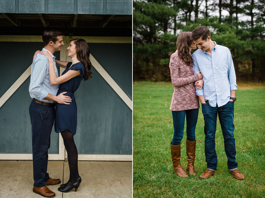 Saint Patricks Park Winter Engagement Photos