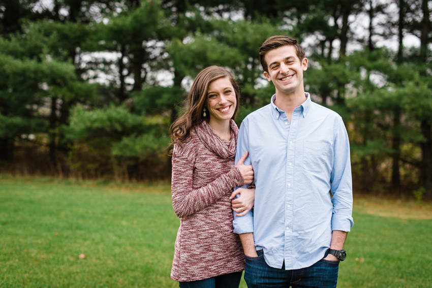 Saint Patricks Park Winter Engagement Photos