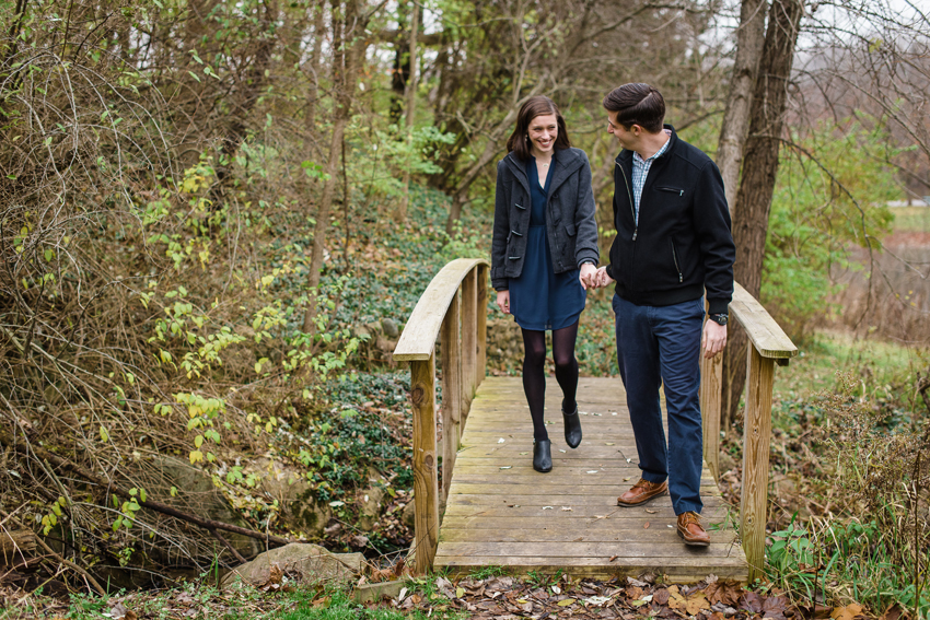 Saint Patricks Park Winter Engagement Photos