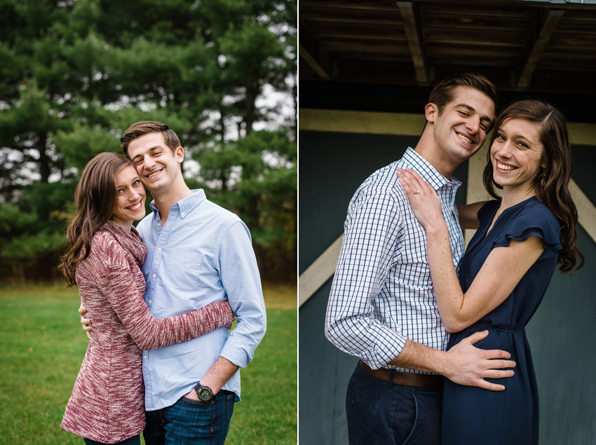 Saint Patricks Park Winter Engagement Photos