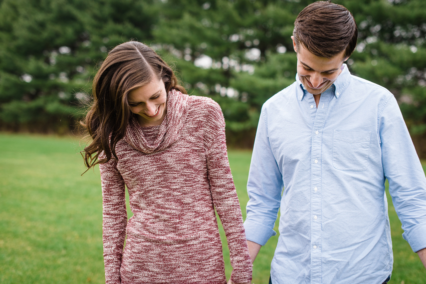 Saint Patricks Park Winter Engagement Photos