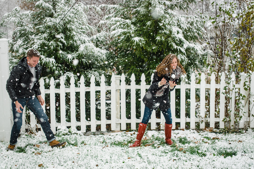 Journeyman Distilliery Winter Engagement Photos