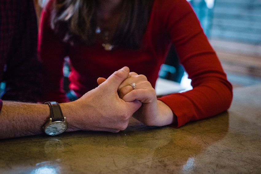 Journeyman Distilliery Winter Engagement Photos